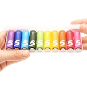 Alternative view of Xiaomi AA Rainbow Batteries (10 Pack)