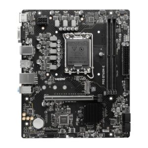 Alternative view of MSI B760M-E PRO DDR5 LGA1700 M-ATX Motherboard