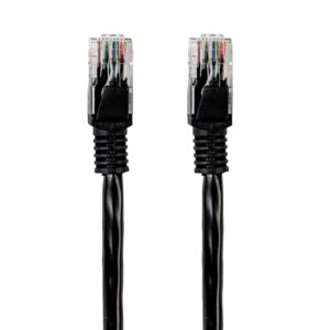 Alternative view of Gizzu Cat6 UTP Fly Lead Ethernet Network Cable 20cm - Black