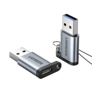 Alternative view of UGREEN USB 3.0 Male to Type-C 3.1 Female Adapter, Data Transfer and Charging
