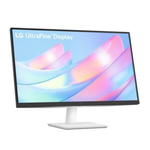 Alternative view of LG UltraFine 27" 4K UHD IPS Monitor - White
