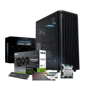 Alternative view of PCBuilder Ryzen 7 9700X MONET Windows 11 Creator PC