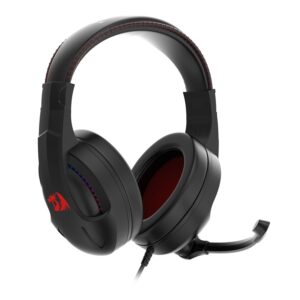 Alternative view of Redragon H211 CRONUS Surround Sound RGB Wired Gaming Headset - Black