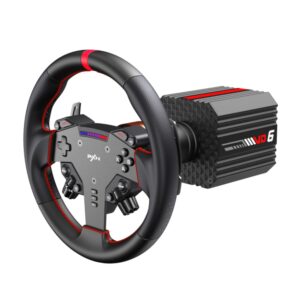 Alternative view of PXN VD6 Direct Drive Sim Racing Wheel | PD-HM Dual Pedal | Z9 Clamp Bundle