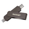 Patriot iLuxe Stick C 256GB USB 3.2 GEN 1 Type C + Lightning Flash Drive - Black