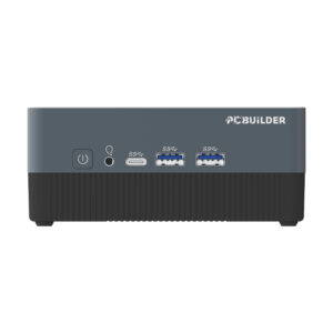 Alternative view of PCBuilder CUBE Intel i5-1235U 16GB DDR4 512GB Windows 11 Pro Mini PC