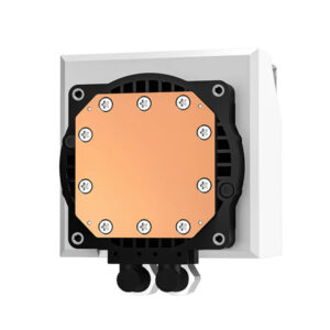 Alternative view of DeepCool LM240 ARGB 240mm AiO CPU Liquid Cooler - White